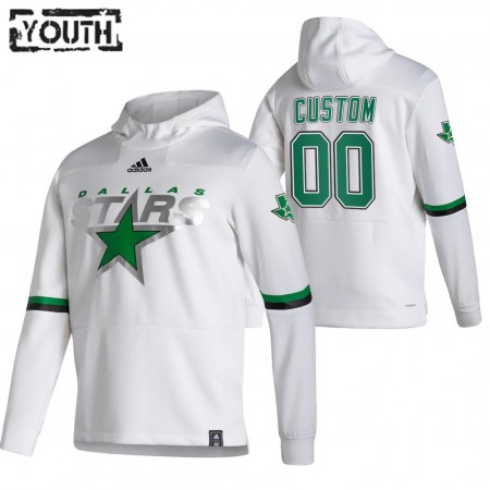 Kinder Eishockey Dallas Stars Custom 2020-21 Reverse Retro Pullover Hooded Sweatshirt